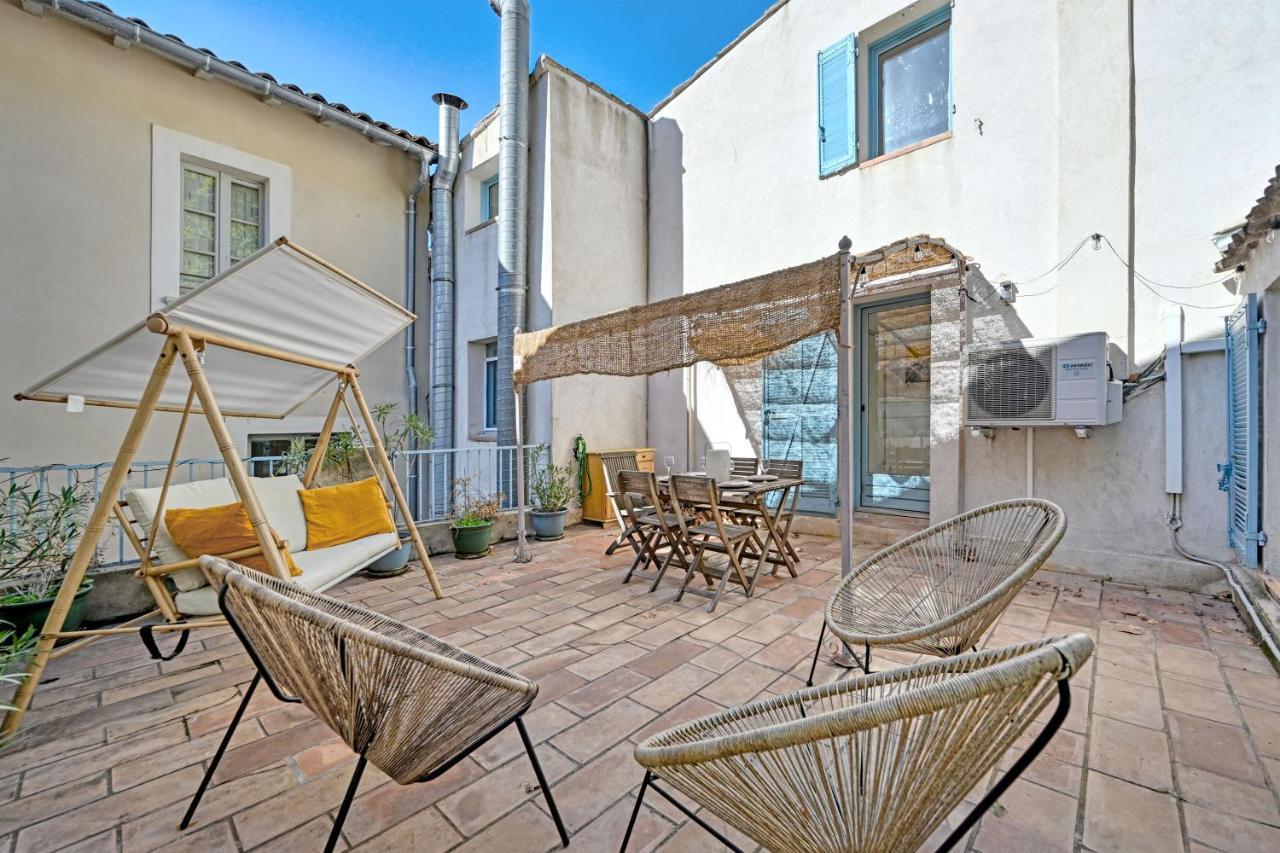 La Terrasse Des Carmes - Terrasse - Ac Clim - Spacieux 亞維農 外观 照片
